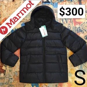$300 New Marmot Mens Real Down Stockholm Il Winter Jacket / Parka! S